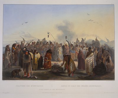 Scalp Dance of the Minatarres by Karl Bodmer